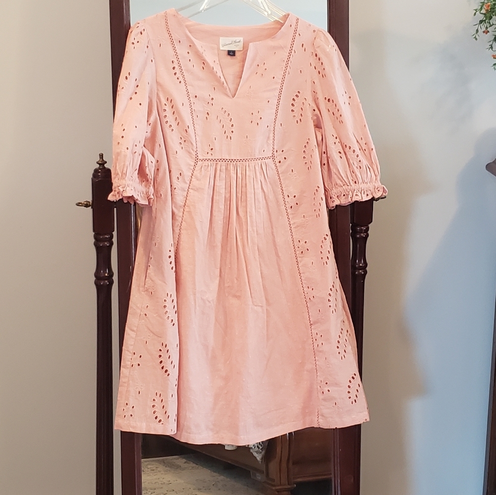 Universal Thread Pink Babydoll Dress, Small
